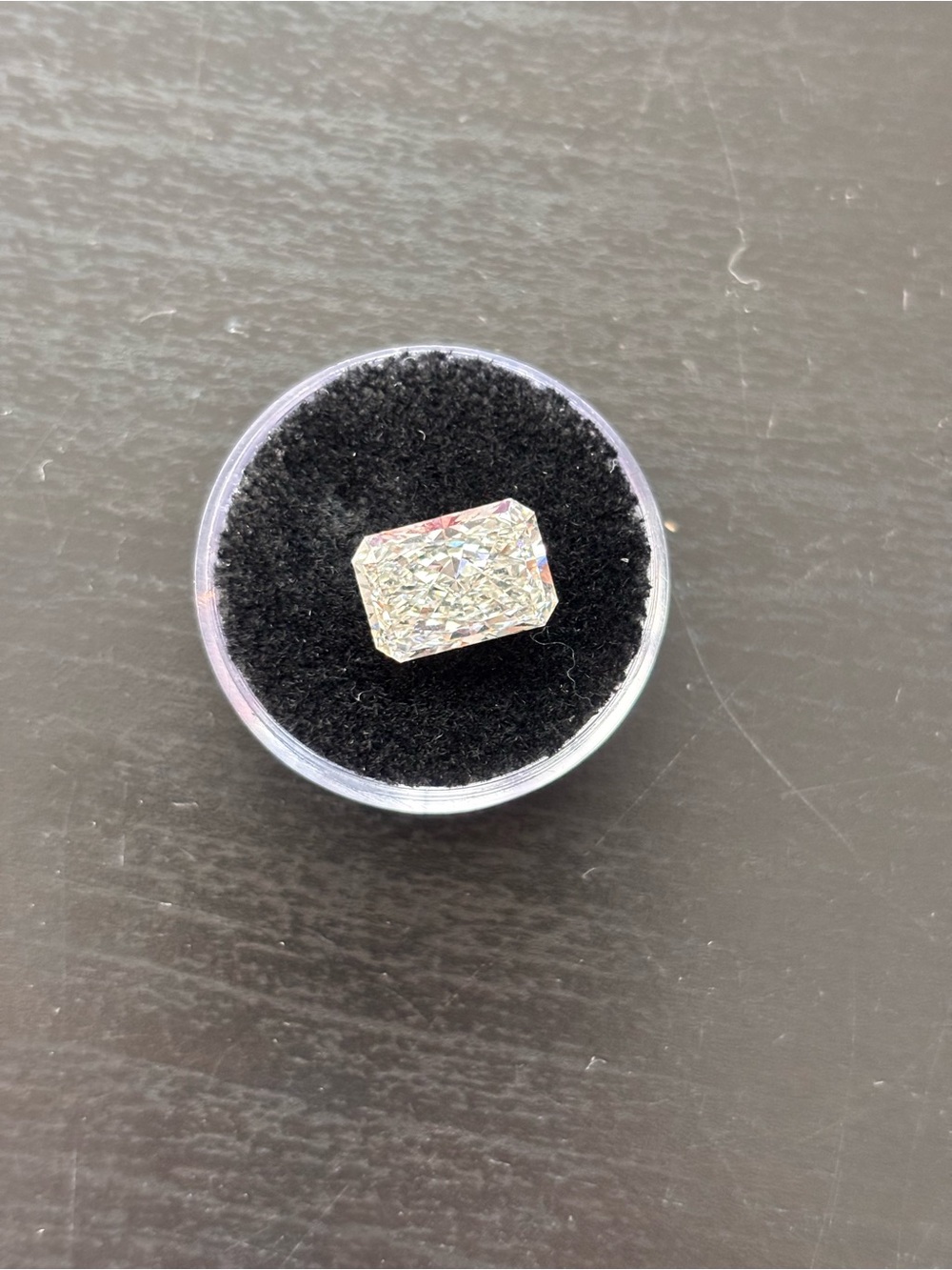 4.02 ct Radiant cut Lab grown diamond G VS2 Excellent cut